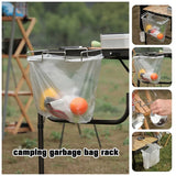 Foldable Stainless Steel Camping Trash Rack Portable - Extra Image