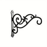 Hanging Plant Holder Iron Hooks Outdoor Planter Hanger Garden Decoration Hooks - Front View