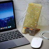 2Pcs Silicone Mobile Phone Stand Mould Holder Casting Mold Resin Epoxy Craft Au - Top-Down View