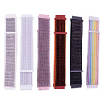 20mm Nylon Braided Sport Loop Velcro Watch Band Strap Compatible Replacement - Seashells