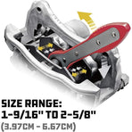 Heavy Duty Ratcheting Brake Caliper Piston Spreader for Car Repair