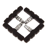 4Pcs Mountain Bicycle V Braking Pads Blocks Shoes For Bike V Brake System Black