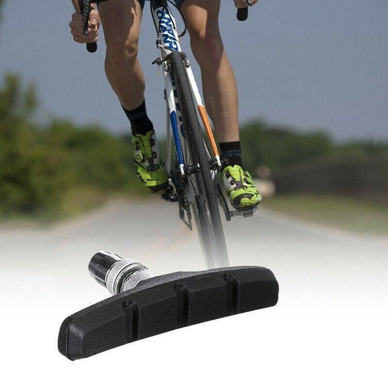 4Pcs Mountain Bicycle V Braking Pads Blocks Shoes For Bike V Brake System Black