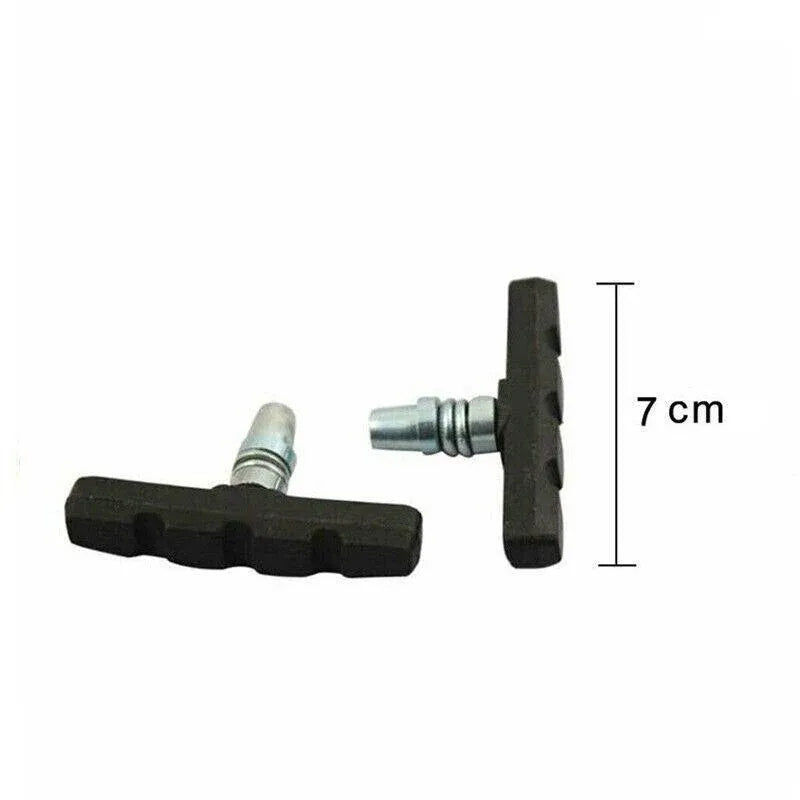 4Pcs Mountain Bicycle V Braking Pads Blocks Shoes For Bike V Brake System Black