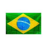 Large Brazilian Brazil Flag Heavy Duty Outdoor 90 X 150 cm - 3Ft X 5Ft - Front View
