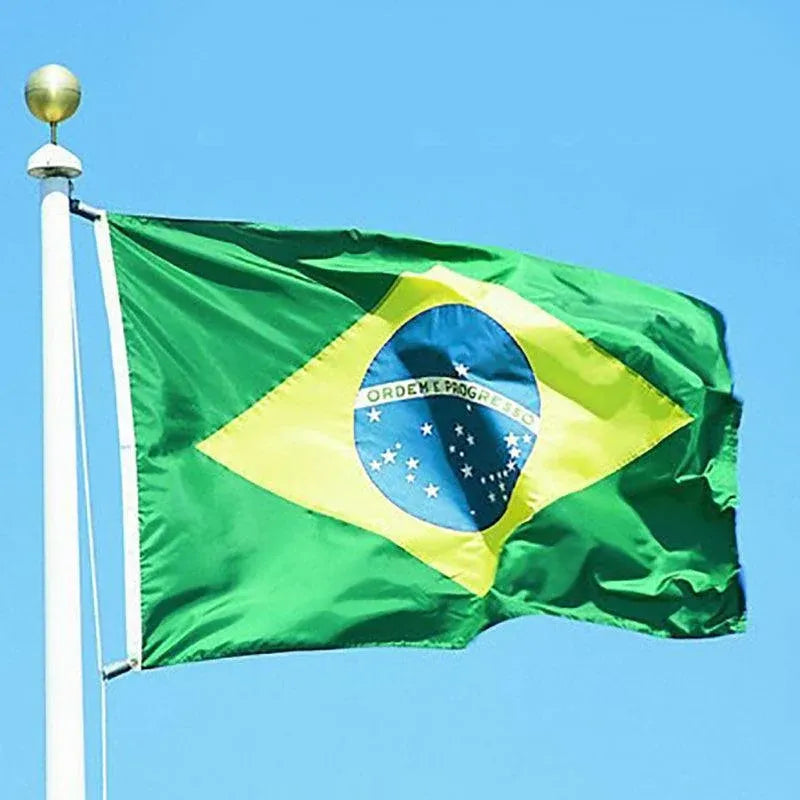 Large Brazilian Brazil Flag Heavy Duty Outdoor 90 X 150 cm - 3Ft X 5Ft