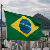 Large Brazilian Brazil Flag Heavy Duty Outdoor 90 X 150 cm - 3Ft X 5Ft