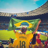 Large Brazilian Brazil Flag Heavy Duty Outdoor 90 X 150 cm - 3Ft X 5Ft