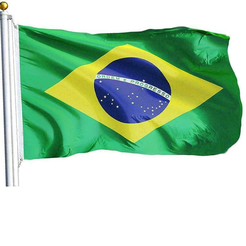 Large Brazilian Brazil Flag Heavy Duty Outdoor 90 X 150 cm - 3Ft X 5Ft