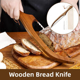 Wooden Bread Cutter Saw for Perfect Slice Cutting Tool Bread Slicer Kitchen