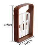 Foldable Bread Slicer Cutting Guide for Loaf Toast Adjustable Thickness - Side View
