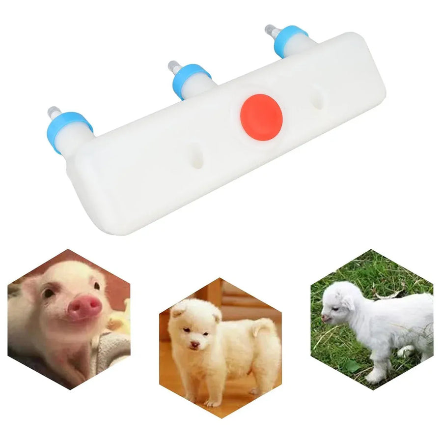 Feeding Bottle Set Livestock Feeder Plastic Transparent Bottle For Piglet Lamb