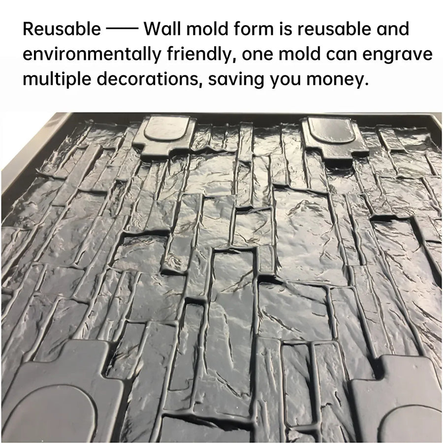Reusable Concrete Wall Mould for DIY Garden Pathway Paving Stone
