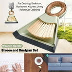 Mini Small Broom Dustpan Set Compact Desktop Cleaning Tool for Home Office