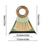 Mini Small Broom Dustpan Set Compact Desktop Cleaning Tool for Home Office