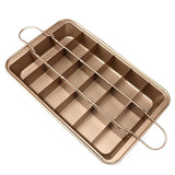 Non Stick Square Baking Pan Cake Mold Durable Kitchen Baking Tools for Home Use - Front View