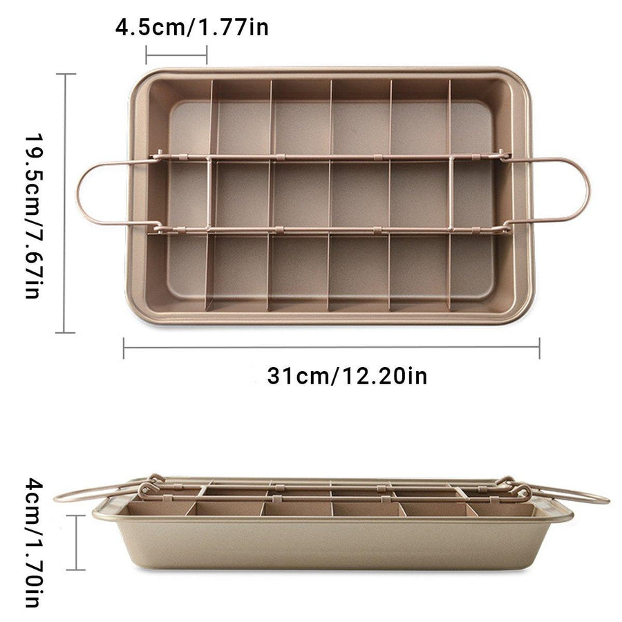 Non Stick Square Baking Pan Cake Mold Durable Kitchen Baking Tools for Home Use