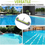 Swimming Pool Cleaning Brush Corner Scrub Brush Pool Wall Floor Cleaner Tool - 45-Degree Angle