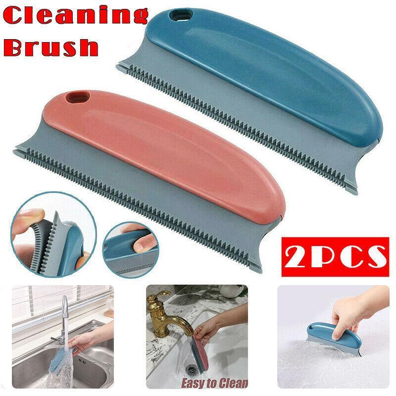 2PCS Reusable Pet Hair Remover Brush for Sofa Carpet Clothes Car Interior Cleaning