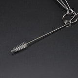 5PCS Bottle Cleaning Brush Set for Glass Straws Tubes Bottles Narrow Neck Cups - Close-Up Angle