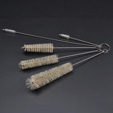 5PCS Bottle Cleaning Brush Set for Glass Straws Tubes Bottles Narrow Neck Cups - Side View