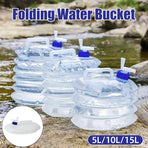 Collapsible Bucket Portable Telescopic Water Storage Large Capacity Outdoor - 5L