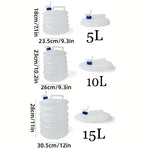 Collapsible Bucket Portable Telescopic Water Storage Large Capacity Outdoor - 5L