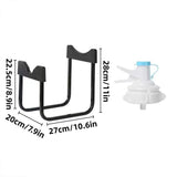 2pcs Bucket Holder Inverted Water Bucket Holder for Storage and Organization - Side View