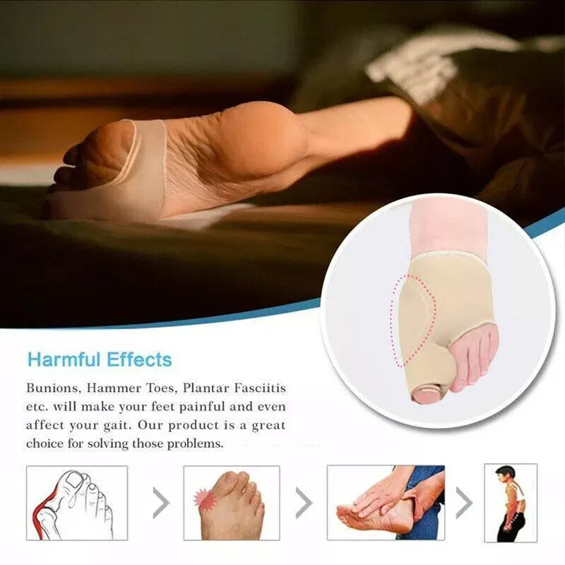 Bunion Corrector Hammer Toe Splint Straightener Orthopedic Brace Hallux Valgus