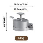 Flip Top Burger Press Meat Patty Maker Mould Filling Tool for Kitchen Hamburger