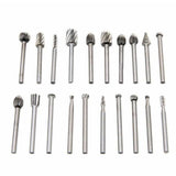 20Pcs Tungsten Steel Solid Carbide Burrs For Dremel Rotary Tool Bit Accessories - Side View