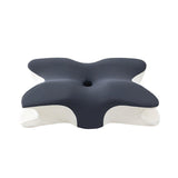 Memory Foam Butterfly Pillow Neck Support Slow Rebound Cervical Pillow - Light Grey - Close-Up Angle