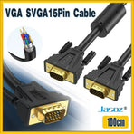 1M VGA 15pin Monitor Projector Cable VGA 3+6 HD Video Cable for LCD Laptop