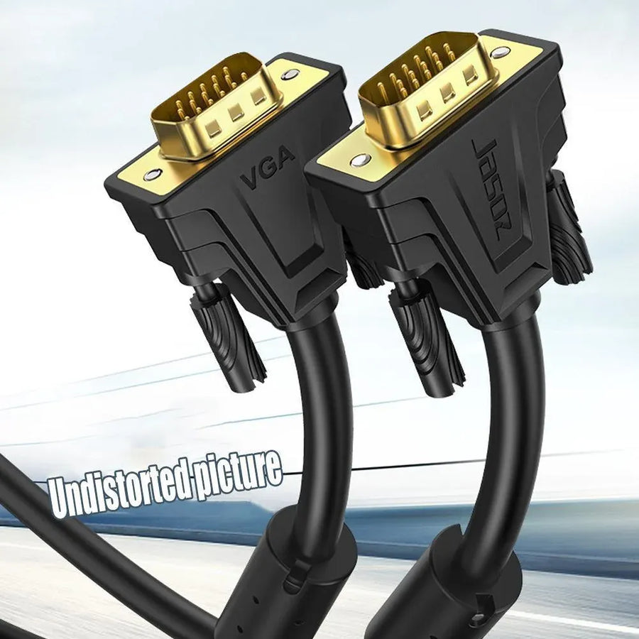 1M VGA 15pin Monitor Projector Cable VGA 3+6 HD Video Cable for LCD Laptop
