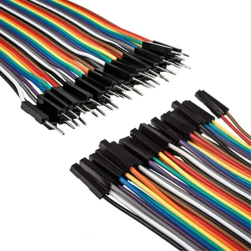 40PCS Dupont Cable 20cm Jumper Wire for Arduino RPi breadboard - Female to Female 20CM