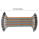40PCS Dupont Cable 20cm Jumper Wire for Arduino RPi breadboard - Female to Female 20CM