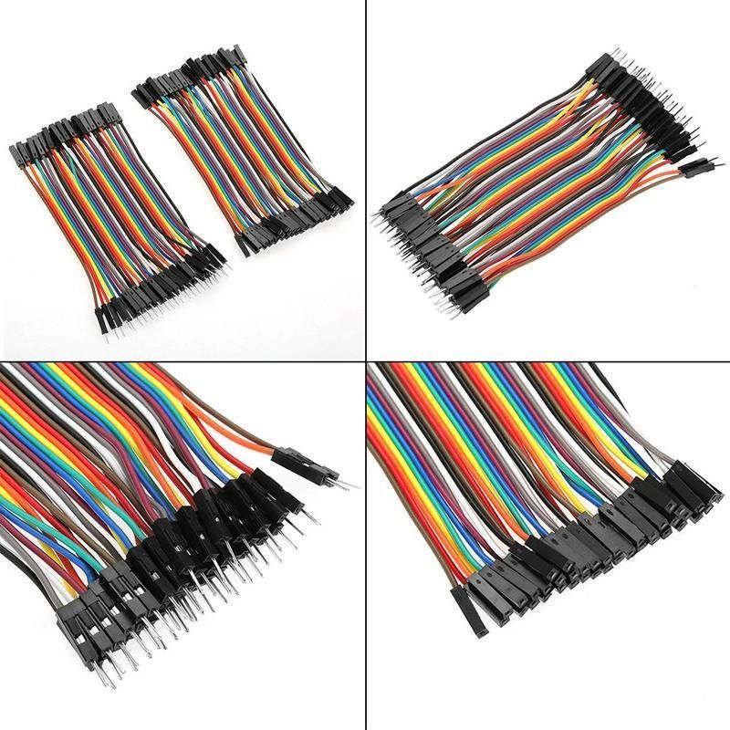 40PCS Dupont Cable 20cm Jumper Wire for Arduino RPi breadboard - Female to Female 20CM