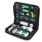 Cat6/5 Lan Network Cable Tool Kit Crimper Rj45 Tester Stripper Punch Down Cutter