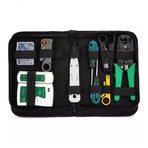 Cat6/5 Lan Network Cable Tool Kit Crimper Rj45 Tester Stripper Punch Down Cutter
