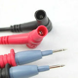 1000V 20A Digital Multimeter PVC Test Lead Probe Pen - Low Angle