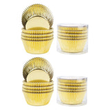 200 Pcs Colored Baking Paper Cupcake Trays Muffin Liners for Party Baking - Pink - Rear View