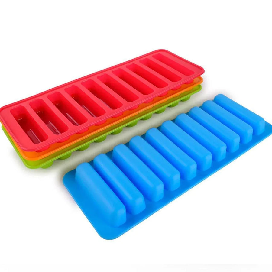 Silicone Baking Mould Finger Shaped Molds Cookie Ice Tray Chocolate Long Strips