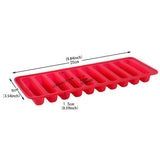 Silicone Baking Mould Finger Shaped Molds Cookie Ice Tray Chocolate Long Strips - Side View