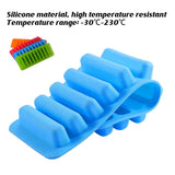 Silicone Baking Mould Finger Shaped Molds Cookie Ice Tray Chocolate Long Strips - 45-Degree Angle