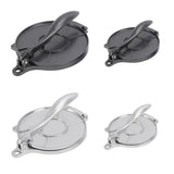16/20cm Premium Tortilla Press Flat Bread Maker Taco Roti Chapati Health Food - Black-16cm - Front View