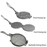 16/20cm Premium Tortilla Press Flat Bread Maker Taco Roti Chapati Health Food - Black-16cm