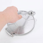 16/20cm Premium Tortilla Press Flat Bread Maker Taco Roti Chapati Health Food - Silver-16cm