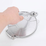 16/20cm Premium Tortilla Press Flat Bread Maker Taco Roti Chapati Health Food - Silver-16cm - 45-Degree Angle