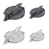 16/20cm Premium Tortilla Press Flat Bread Maker Taco Roti Chapati Health Food - Silver-20cm