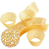 25pcs Laser Cut Cupcake Wrappers Wedding Party Baking Decorations in 8 Colours - White - 45-Degree Angle